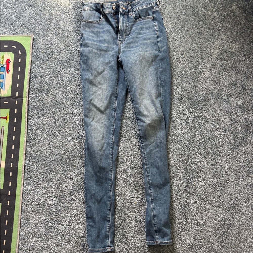 American Eagle super high rise 4L